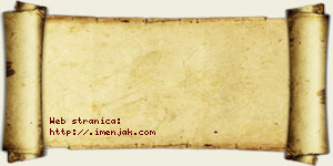 Anica Sebić vizit kartica